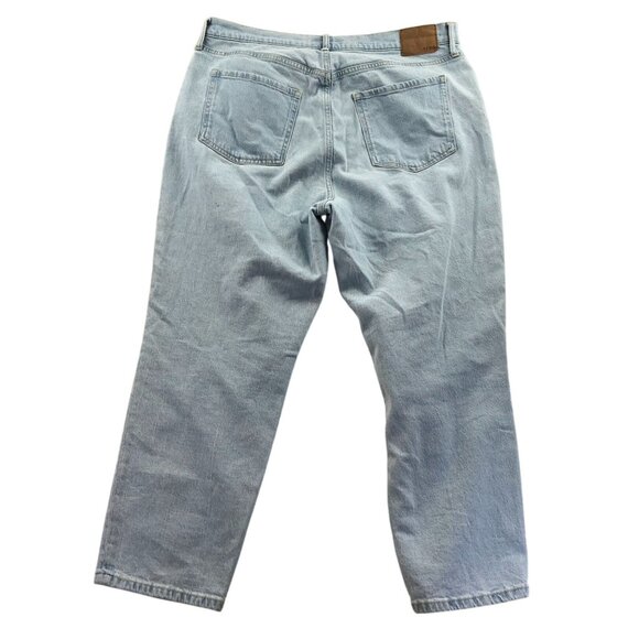 Aeropostale Womens Mom Jeans 16 Regular Blue Light Wash Denim Casual Stretch - Picture 2 of 14